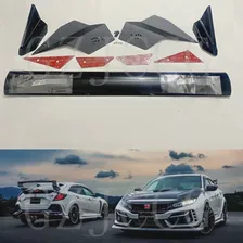 Для Honda Civic 10-й спойлер Хэтчбек Civic 2016-2021FK4 FK7 FK8 MUGEN ABS задний спойлер модификации JDM