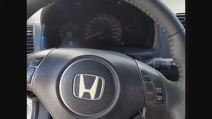 Перетяжка руля от Honda Accord 7 в кожу